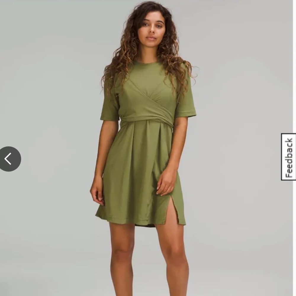 Lululemon cotton wrap t shirt dress